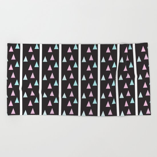 MOUNTAIN TOP STRIPES Beach Towel