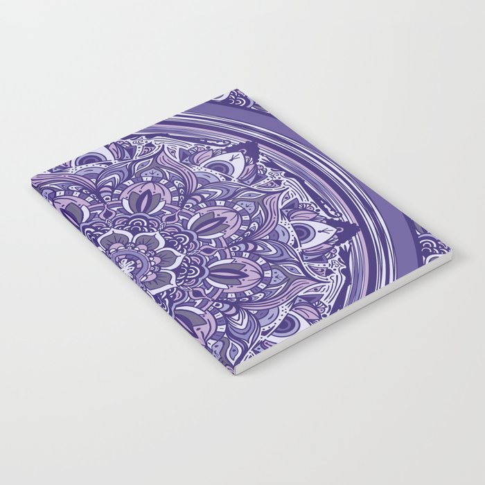 Great Purple Mandala Notebook