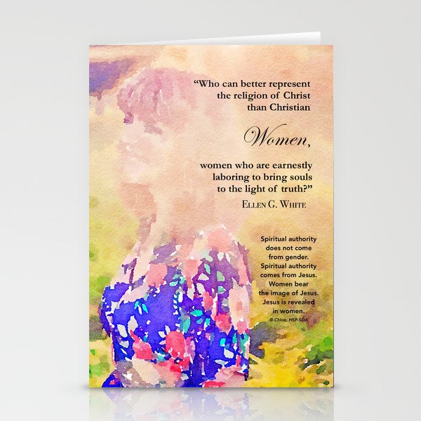 Christian Women Stationery Cards