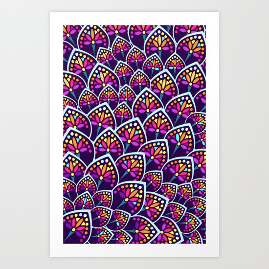Madeleine Pattern Art Print