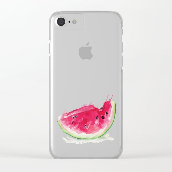 Watermelon Clear iPhone Case