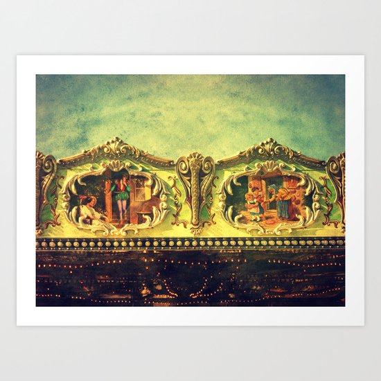 Auf dem Jahrmarkt (1) Art Print