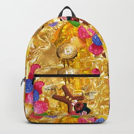 The Man Who Loves to Swim in Melted Bitcoins Backpack