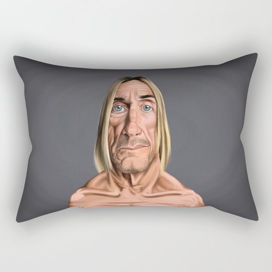 Celebrity Sunday ~ Iggy Pop Rectangular Pillow