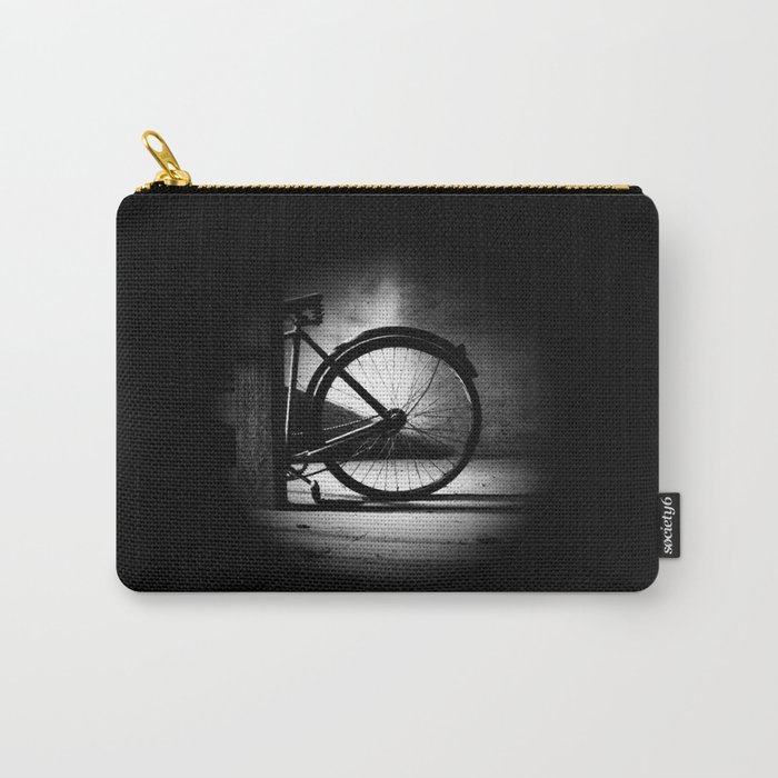 Old bicycle in a dusty attic Carry-All Pouch