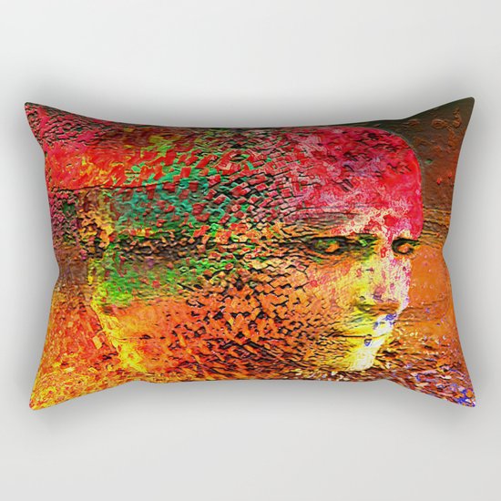 " The beauty is the magnificence of the divine face. " Rectangular Pillow