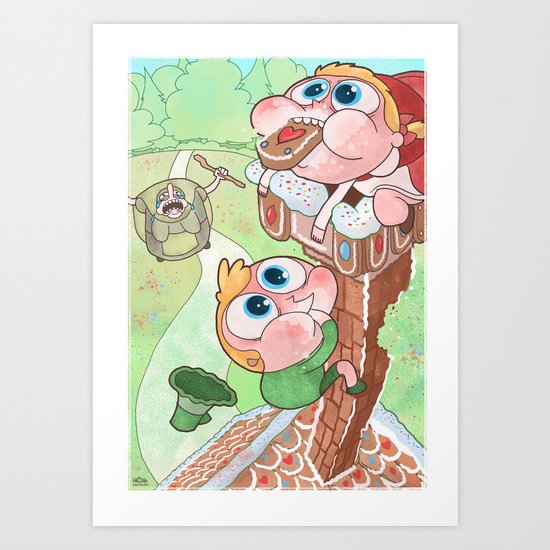 Hansel and Gretel are Assholes Art Print