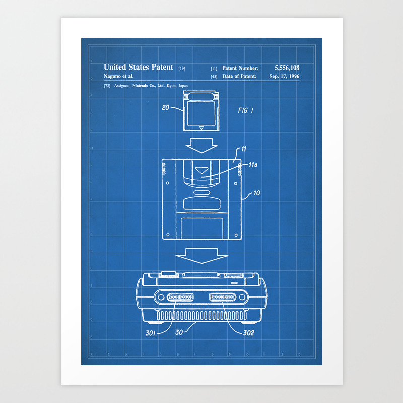 SNES Cartridge Patent - Console Gamer Streaming Game ...