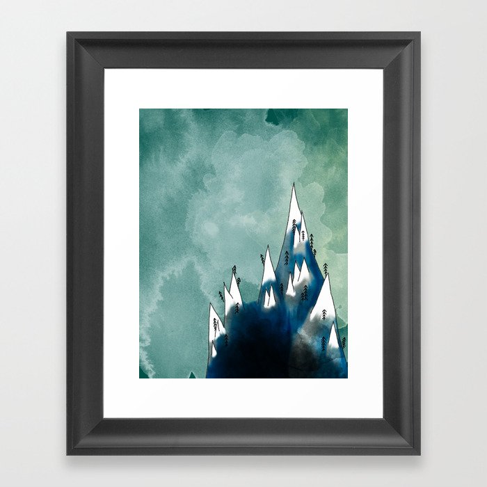 The Misty Mountains Framed Art Print