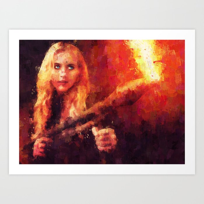 Fire and Flame Art Print