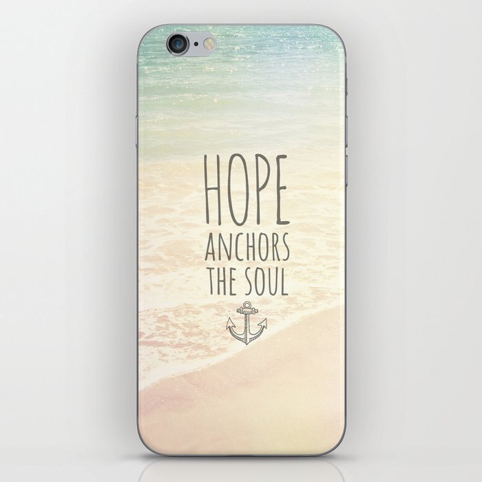 HOPE ANCHORS THE SOUL  iPhone Skin