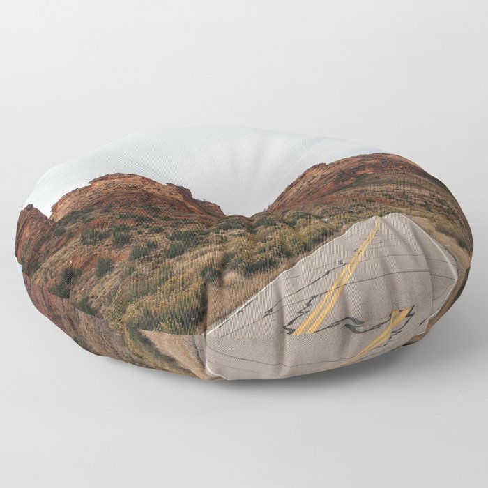 Desert Road Floor Pillow