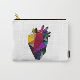 Rainbow Heart Carry-All Pouch