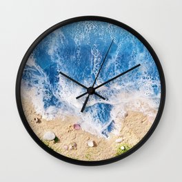 Ocean beach Wall Clock