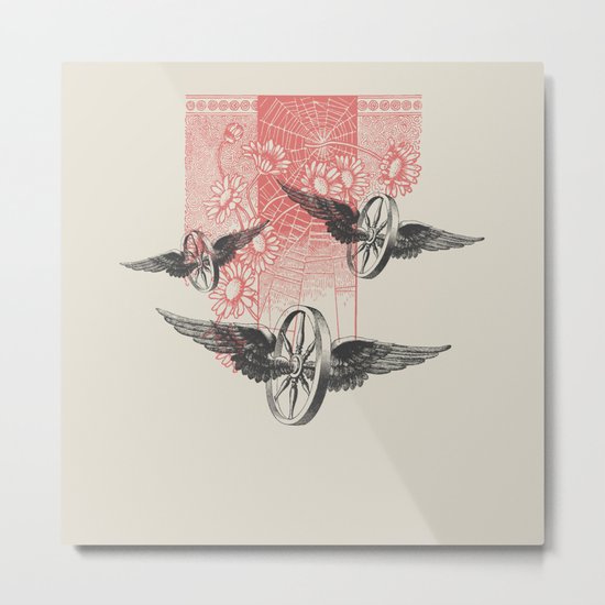 Cosmic Wheels Metal Print