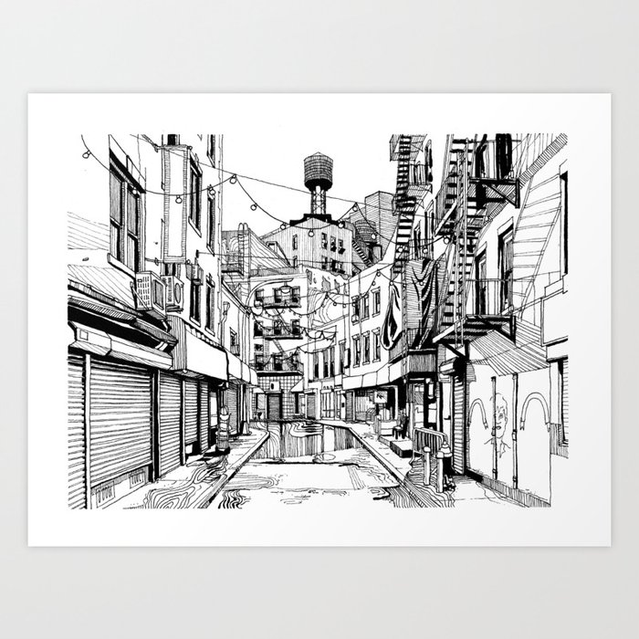 Concrete Jungle Bw Art Print By Kelseyrobinson Society6 Concrete Jungle Bw Art Print By Kelseyrobinson Society6