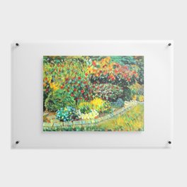 Painted Garden Floating Acrylic Print