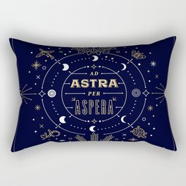 Ad Astra Per Aspera Rectangular Pillow
