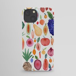 Pick Your Poison iPhone Case | Food, Watercolor, Curated, Painting, Illustration, Fruit 