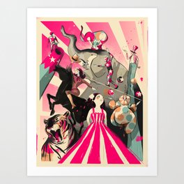 Circus Art Print