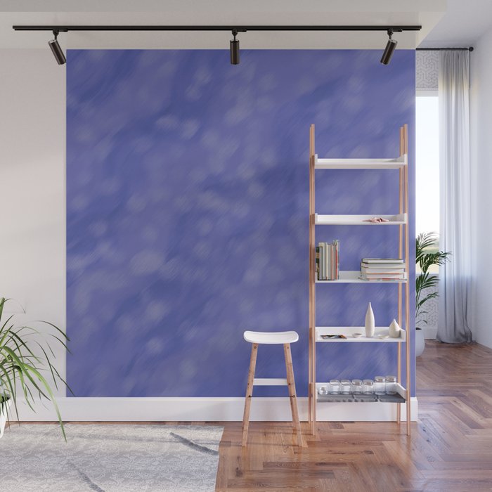Lilac abstraction with blur Wall Mural