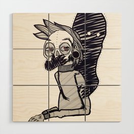 Anxiety Wood Wall Art