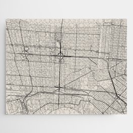 USA, Metairie City Map Jigsaw Puzzle