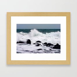 Ocean and Wave Framed Art Print