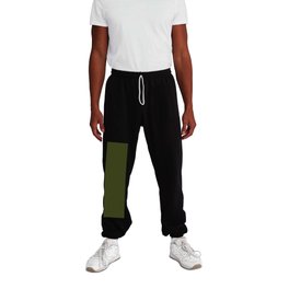 Solid Chive/Herb/Green Pantone Color  Sweatpants