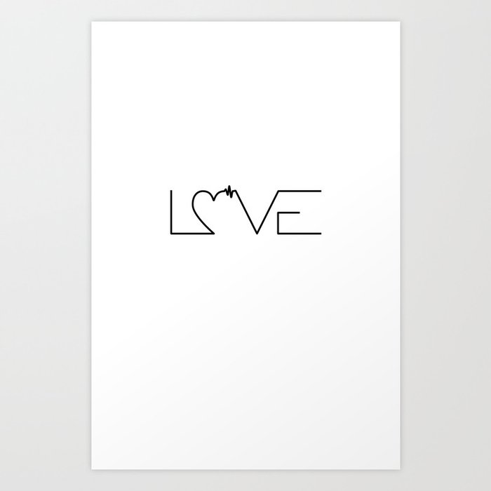 Love x3 Art Print