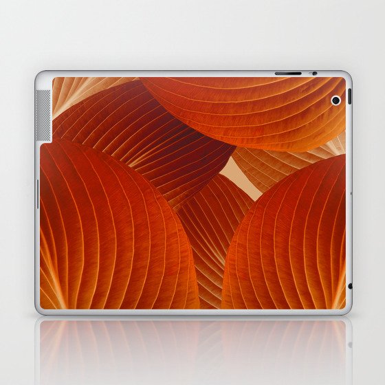 Leaves in Terracotta Color #decor #society6 #buyart Laptop & iPad Skin
