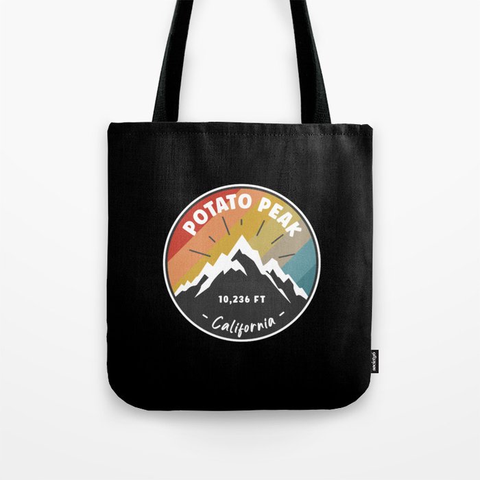 Hiking Potato Peak California Tote Bag