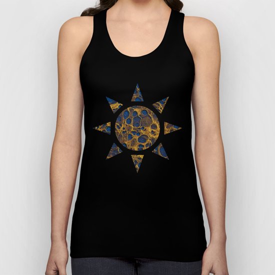 Golden Marble 06 Unisex Tank Top