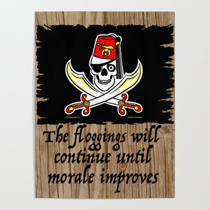 Shriner Pirate, Floggings Will Continue... Poster
