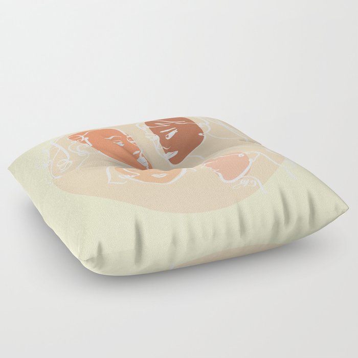 Matisse Woman Faces Floor Pillow