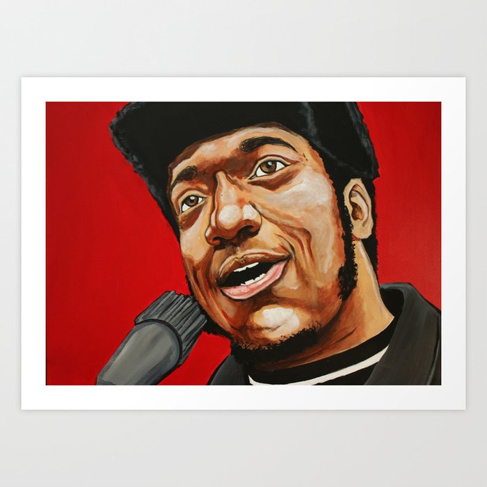 Fred Hampton The Black Messiah Art Print By Aaronmaybin Society6