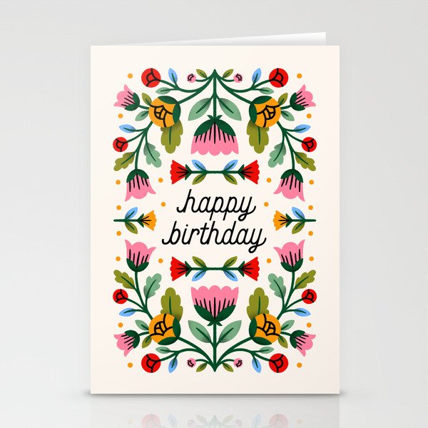 Happy Birthday Stationery Cards