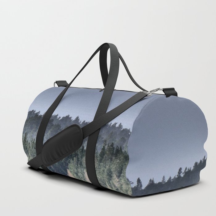 Spring Scottish Highlands Pine Forest in I Art Duffle Bag