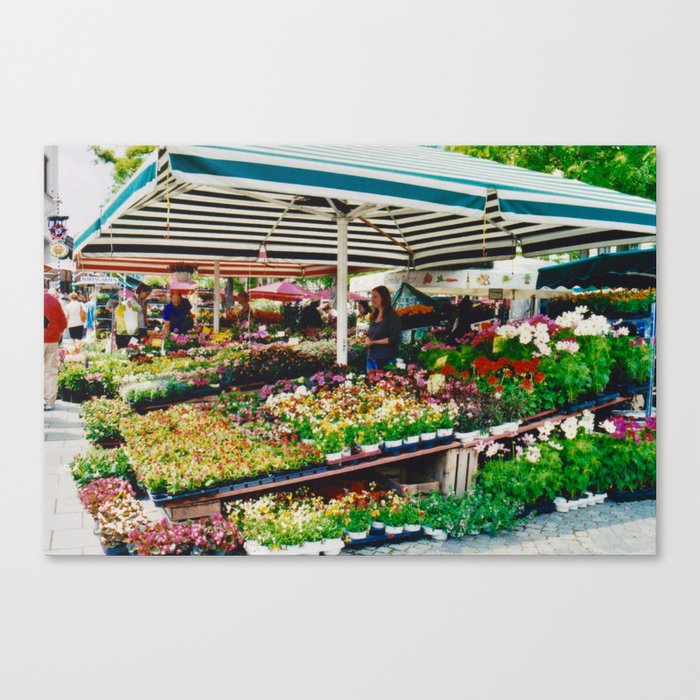 Flower shop in Munich #2 Canvas Print