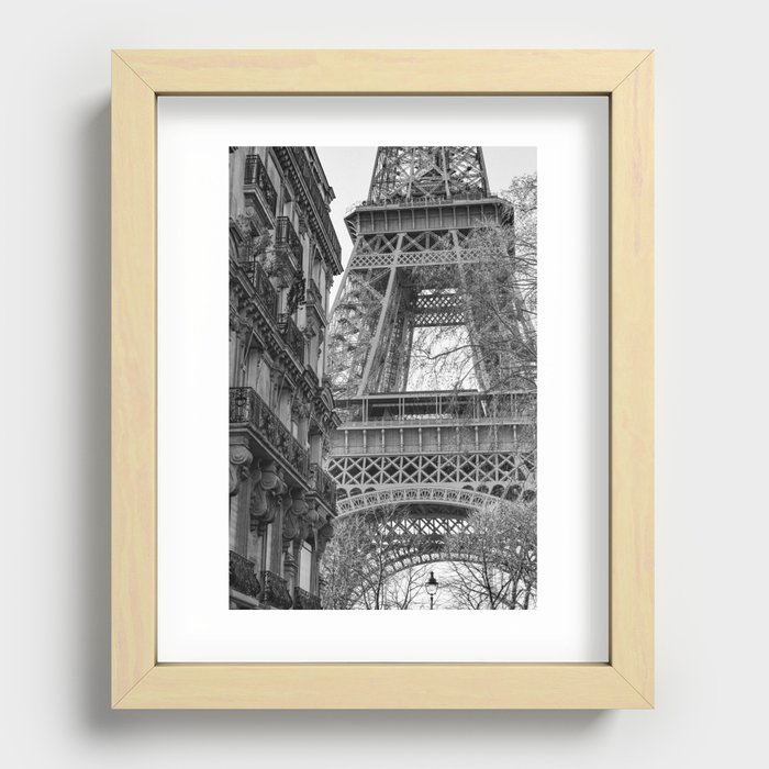 Eiffel Tower Detail I Recessed Framed Print