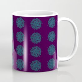 Turquoise Flowers Coffee Mug