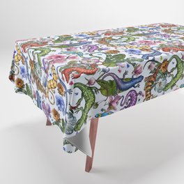 Lizard Floral Safari Tablecloth