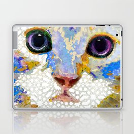 Cat Kitty Art - Forever Feline Laptop Skin