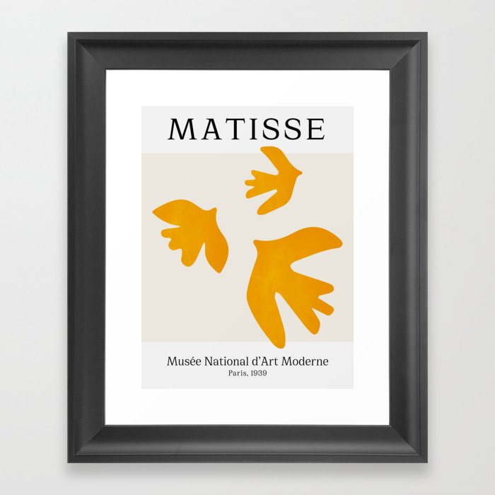 Golden Bell: Matisse Pastel Series 02 Framed Art Print