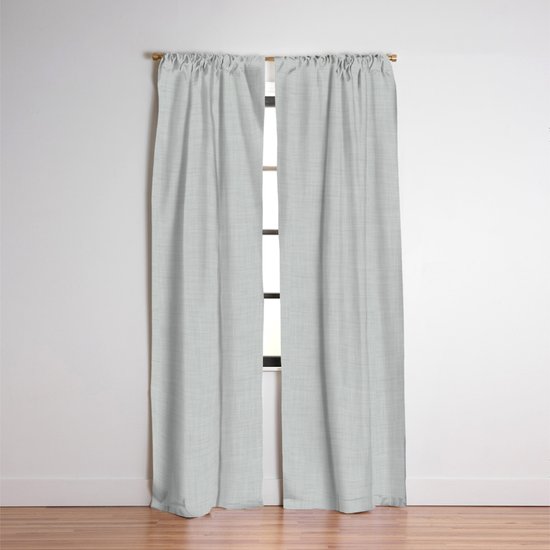 Plain Grey Fabric Texture Blackout Curtain By Susycosta Society6