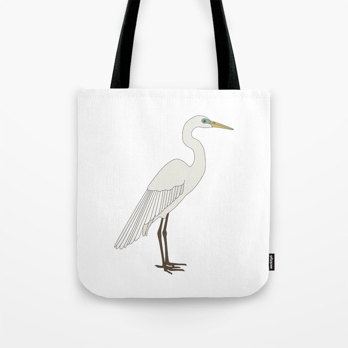 Heron bird Tote Bag