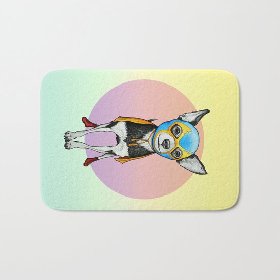 Chihuahua - Luchador Bath Mat
