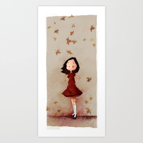 Otoño Art Print