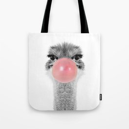 ostrich bubblegum Tote Bag