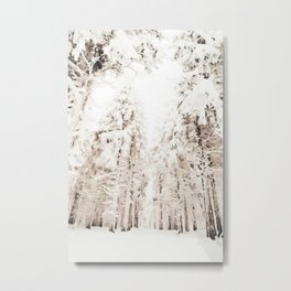 Minimalist winter painting #10 Metal Print